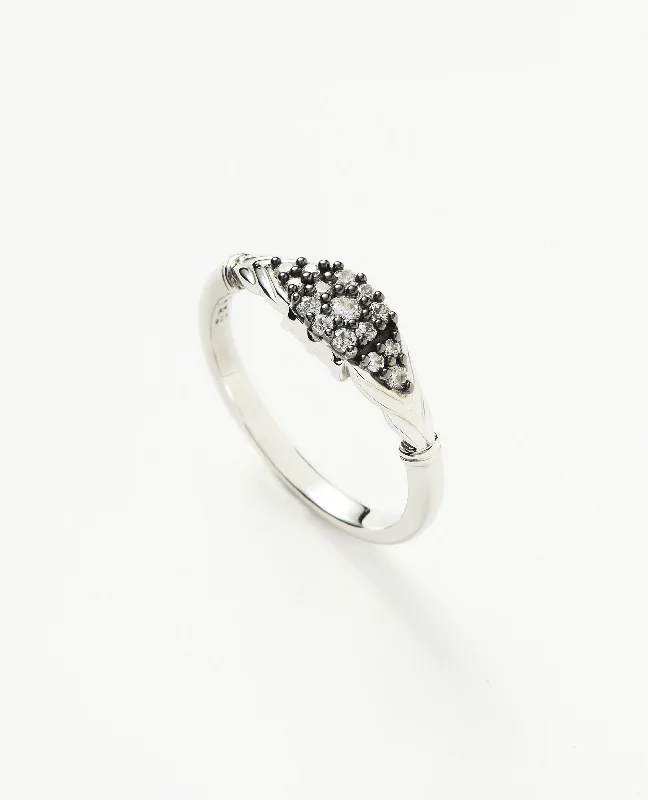 Harris Reed Gilded Pave Ring | Sterling Silver