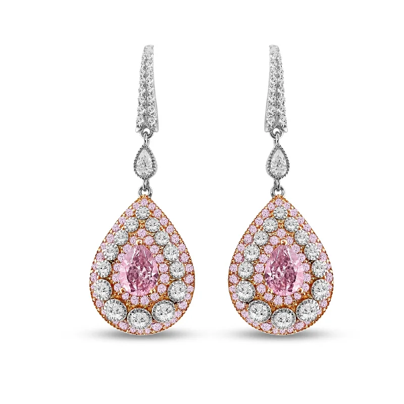 Cote de Rose Teardrop Earrings