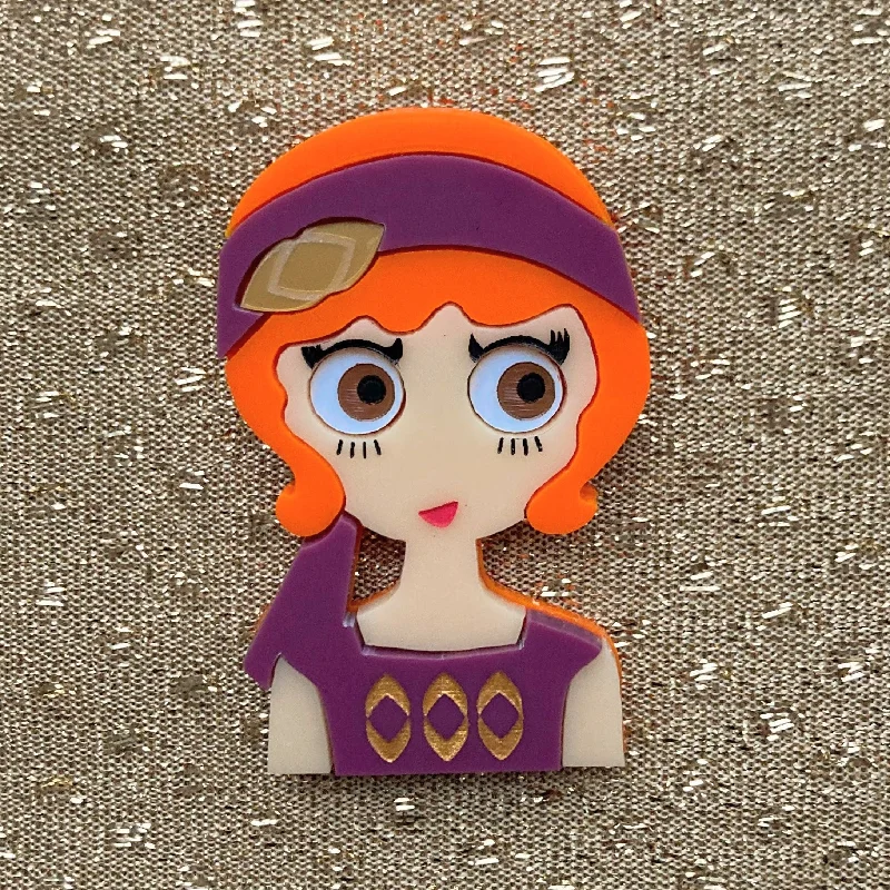 EDITH Acrylic Brooch, January Limited & Numbered Edition