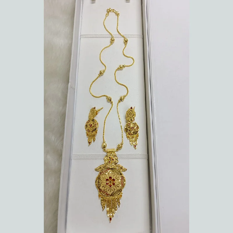 Pari Art Jewellery Forming Long Necklace Set