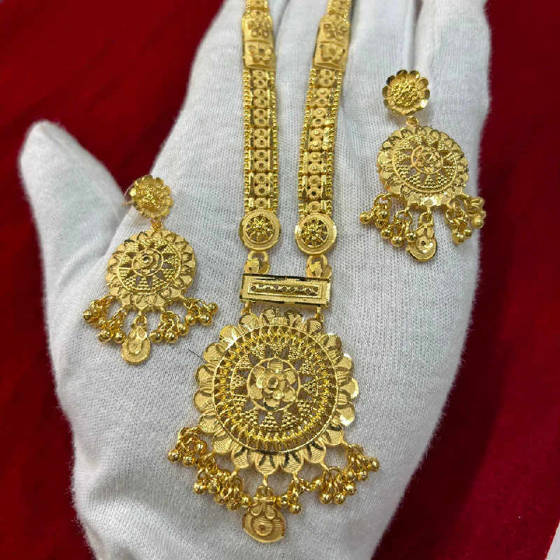 Pari Art Jewellery Forming Long Necklace Set