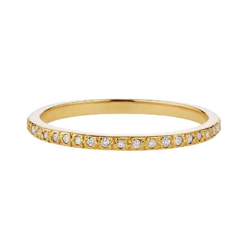 Thinnest White Diamond Eternity Band