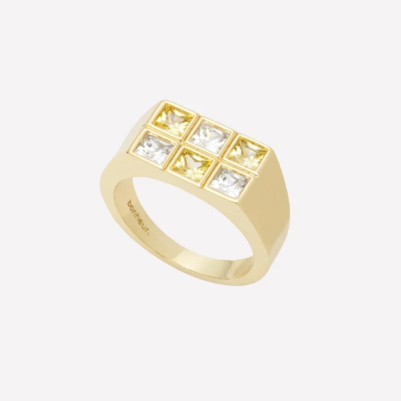 Astor Rectangle Signet Ring