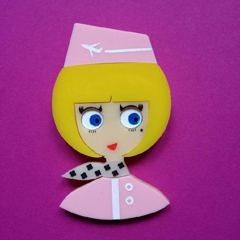 STELLA Acrylic brooch