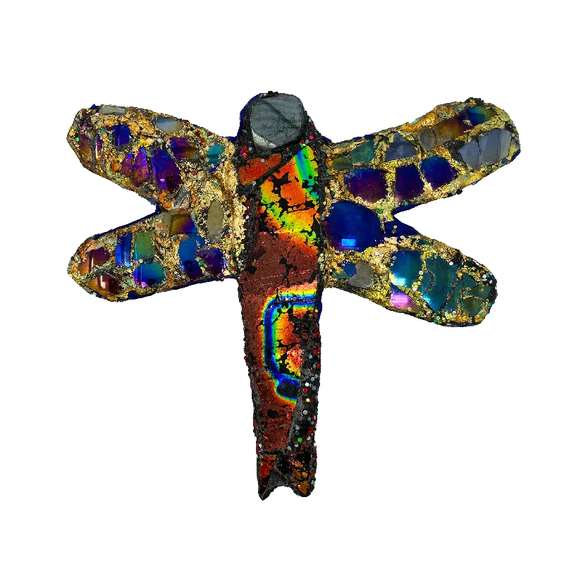 "SPRING" - MULTICOLOURED DRAGONFLY BROOCH, 2022