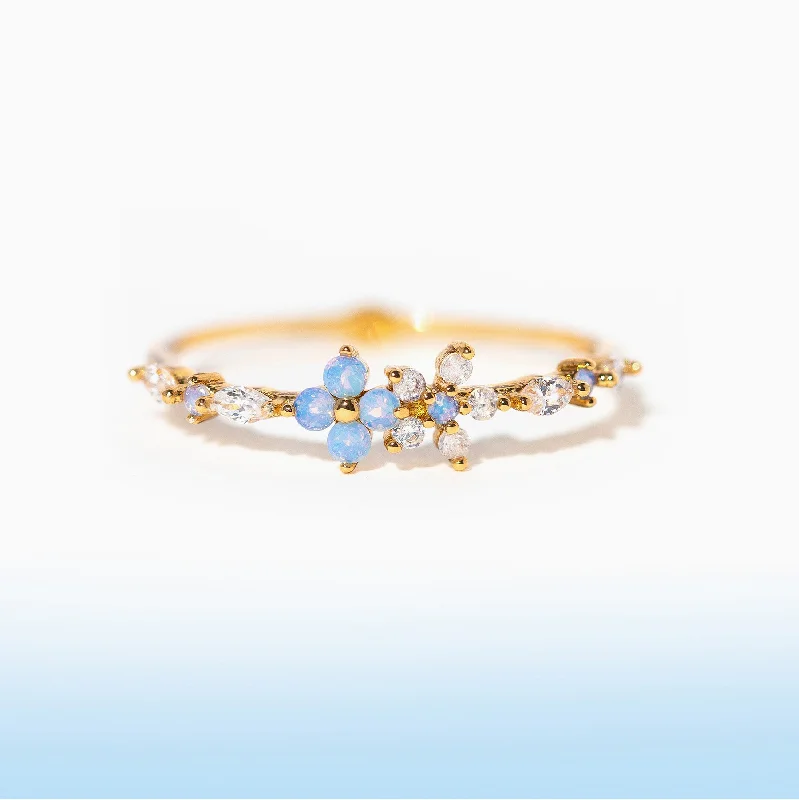 Blue Blossom Garden Ring