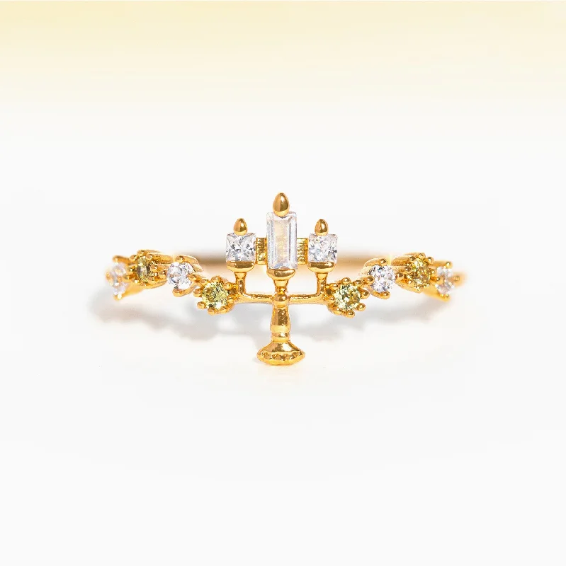 Disney Beauty & The Beast Lumiere Ring