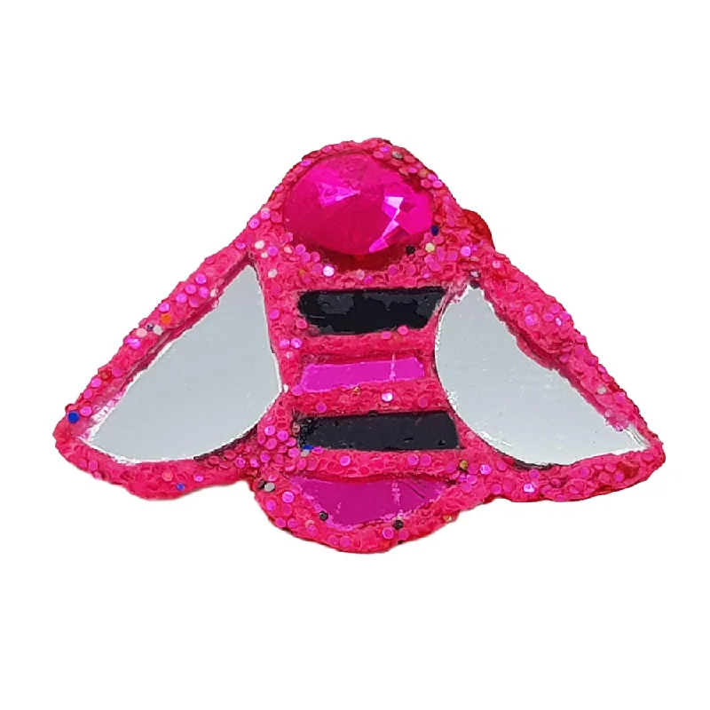 PINK 'B' BEE BROOCH, 2021