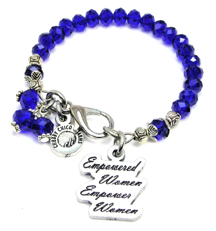 Empowered Women Empower Women Splash Of Color Crystal Bracelet