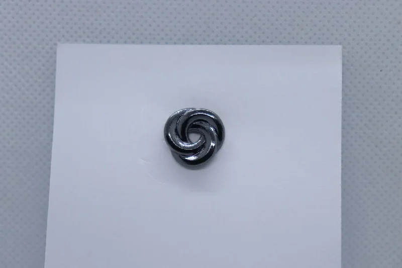 Silver Circular Design Imitation Jewellery Lapel Pin