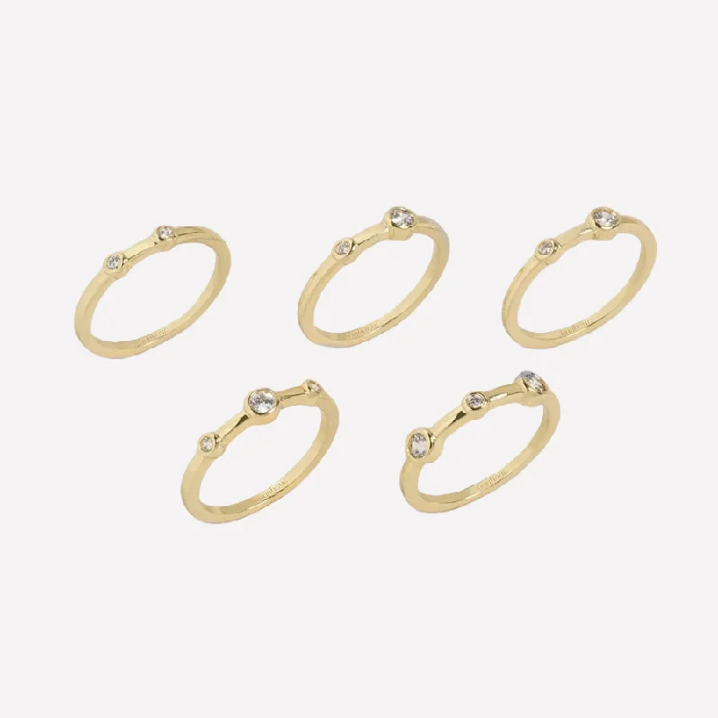 Diana Bezel Rings