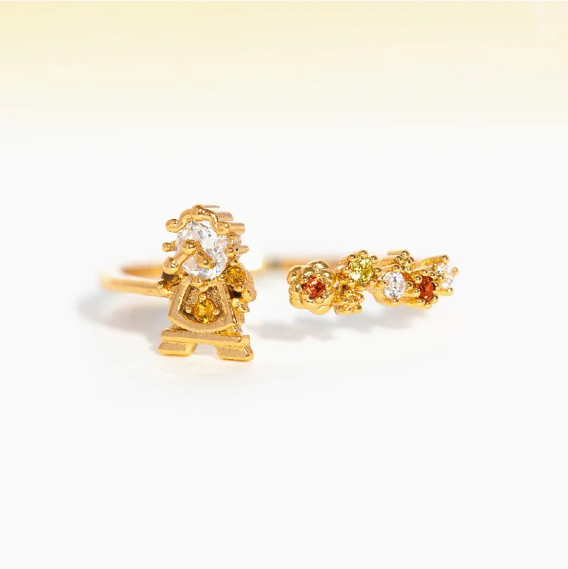 Disney Beauty & The Beast Cogsworth Ring