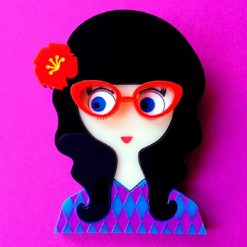 MARIA Acrylic brooch