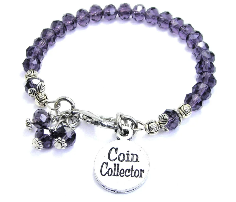 Coin Collector Splash Of Color Crystal Bracelet